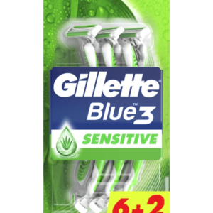 ماكينة جيليت 6+2 Blue3 Sensitive